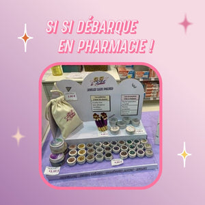 Les paillettes Si Si sont disponibles en pharmacie ! 🤩⁠
⁠
En moins de 3 mois, une 50aine de pharmacies en Nouvelle-Aquitaine et en Bretagne sont devenues nos distributrices 😎 Se soigner par les paillettes, c'est un bon remède, vous ne trouvez pas ? 🤭⁠
⁠
Indiquez-nous en commentaire les pharmacies proches de chez vous dans lesquelles vous souhaitez nous voir 💖⁠
⁠
#sisilapaillette #distributor